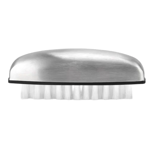 Fruit Vegetable Cleaning Brush 304 Stainless Steel Nylon Wool Multifunction Finger Nail Brush for Kitchen