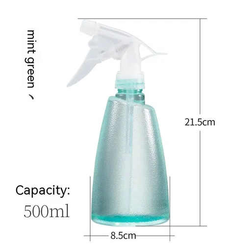 17Oz Plastic Spray Bottles for Cleaning Solutions - Plant Spray Bottle Plastic Cleaning Bottles Squirt Bottle - 3Pcs