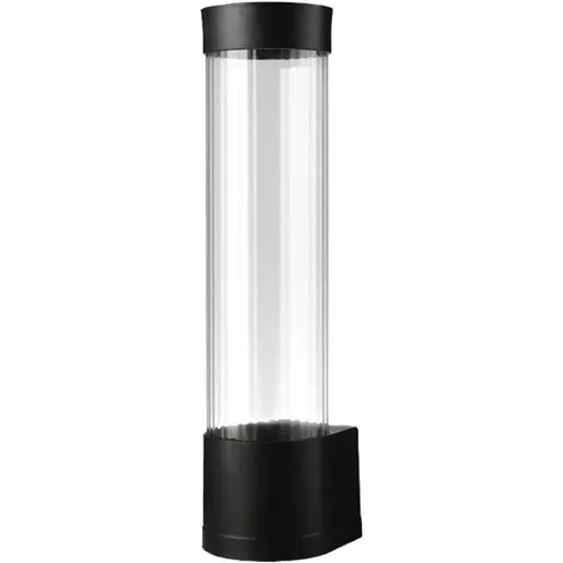 Cup Dispenser, Water Cooler Pull Type Cup Holder Fits 5oz - 7oz Cone or Flat Bottom Cups,14" Tube Length Black
