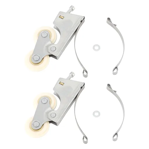 2PCS Wardrobe Pulley Stainless Steel Sliding Door Roller Wheels Waterproof Copper Core for Closet Cabinet Furniture Bathroom Convex