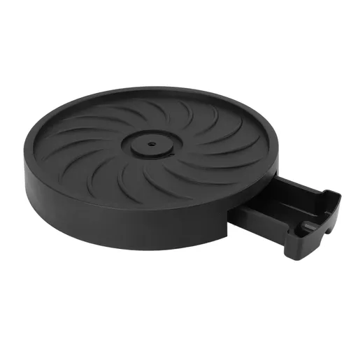 Rolling Plant Stand with 4 Wheels Plastic Movable Planter Pallet Tray Dolly for Garden Planter Deck Potted Plant Flower Pot Black Inner Width 26cm/10.2in