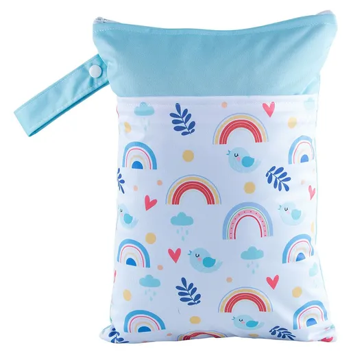 Cartoon Storage Hanging Bag Travel Dry Wet Separation STZR07 25cm*35cm (double zipper)
