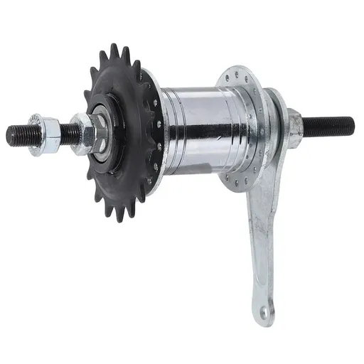 36 Hole Reversing Ride Backwards Brake Fixed Gear Bike Rear Hub Aluminum Alloy Bicycle Coaster