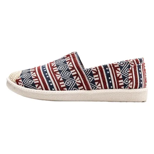 Canvas Low Top Women Shoes Flat Rubber Sole Pure White 36