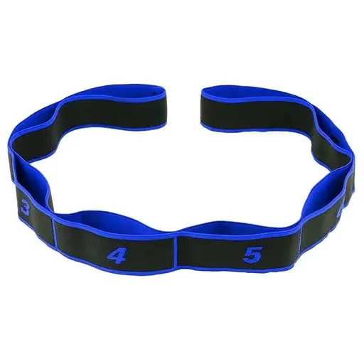 QZE 8-Segment Resistance Band for Adult Fitness Stretch Adult 8-segment elastic band Blue 4X90CM