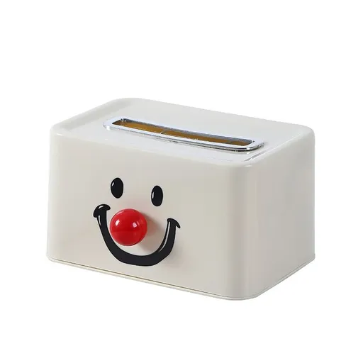 Plastic Cartoon Tissue Box for Table Napkins,Tissue Box Holder for Home,Lovely Decorative Organizer for Tabletop,Office