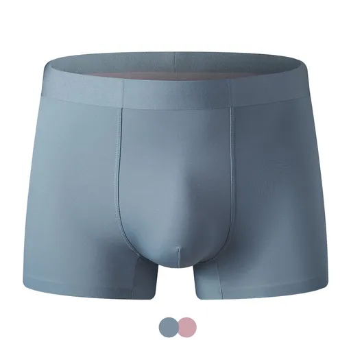 100 Pcs Modal Men Underwear Antibacterial Breathable... Month Gray L