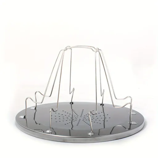 New Round Foldable Portable Stainless Steel Toast Bread Grill; Outdoor Camping Stainless Steel Toast Rack Outdoor Bread Grill