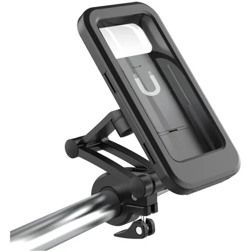 Waterproof Anti Theft Motorcycle Phone Holder Bicycle Phone Mount for 5.5 to 6.7 Inch Phones, 1 inch