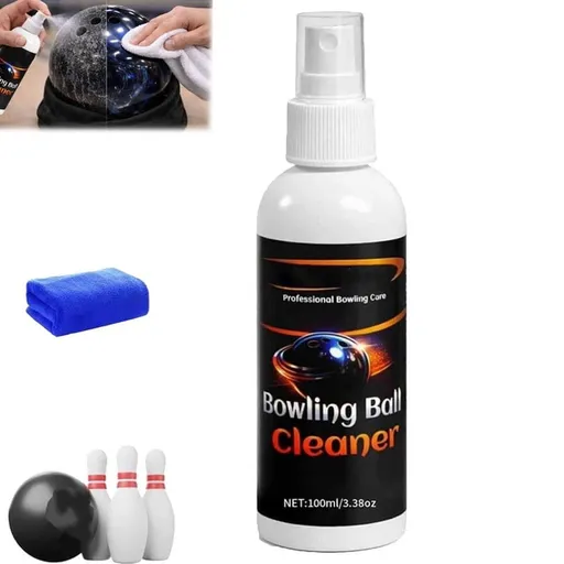 Pro-Grade Bowling Ball Cleaner, 3.4 Fl Oz, Bowling Ball Cleaner Spray, Instantly Removes Lane Oil, Keeps Your Ball Performing Like New