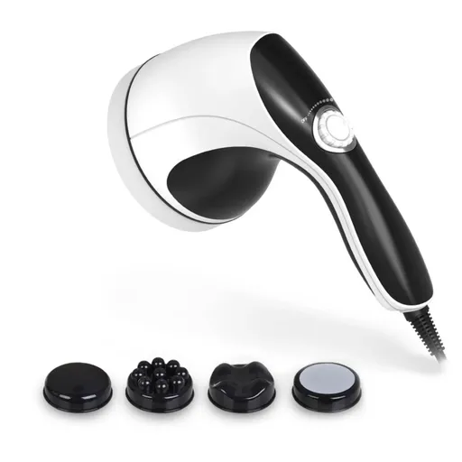 Orku Handheld Body Massager 4 Heads - Adjustable Speed for Neck Back Legs
