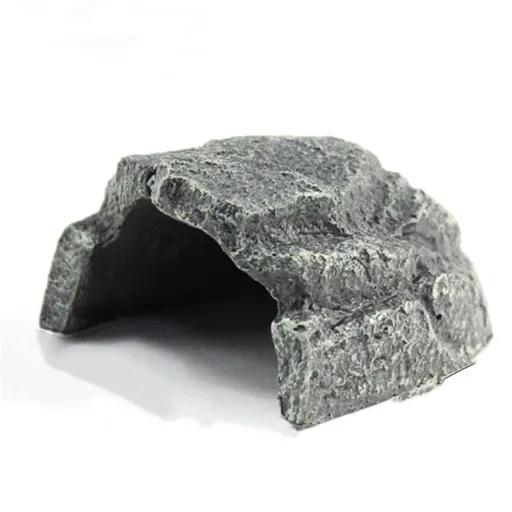 Reptile Rock Hide Cave, Resin Cave, Aquarium Decorations Accessories, Lizard Turtle Fish Hide Habitat, Lizards Hideaway