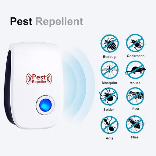 Pest Repeller 6 Pack Pest Control Repellent Indoor for Mosquito ,Mice ,Roach,Spider, Insects ,Rat ,Flea