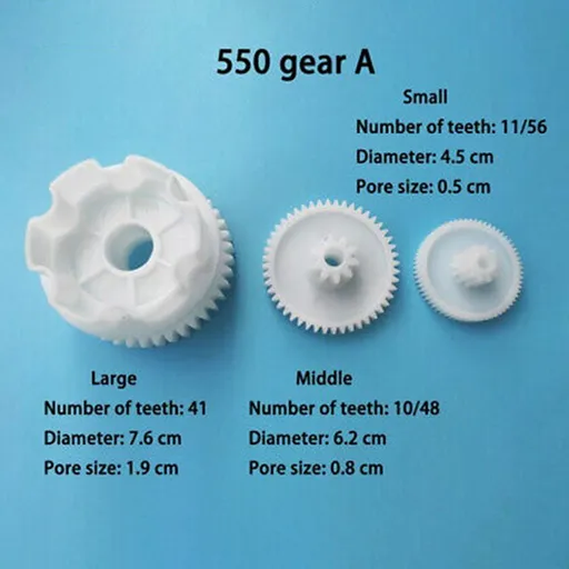 Plastic Gear For Gearbox 550 And 390 ChildrenS Electric Car Kid Ride On Toy 390 B Small Gear Smile Home