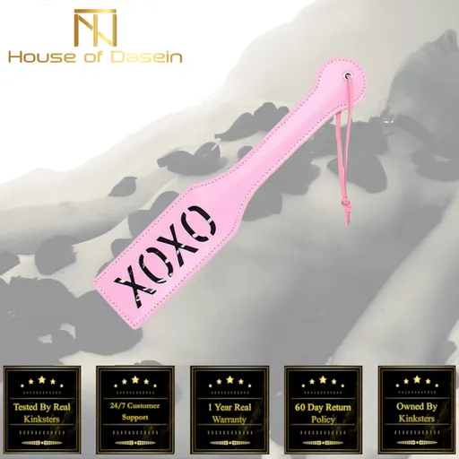 House Of Dasein Pink Spanking Paddle Slave Sex Whip Bdsm Fetish Kink Littles - Pink