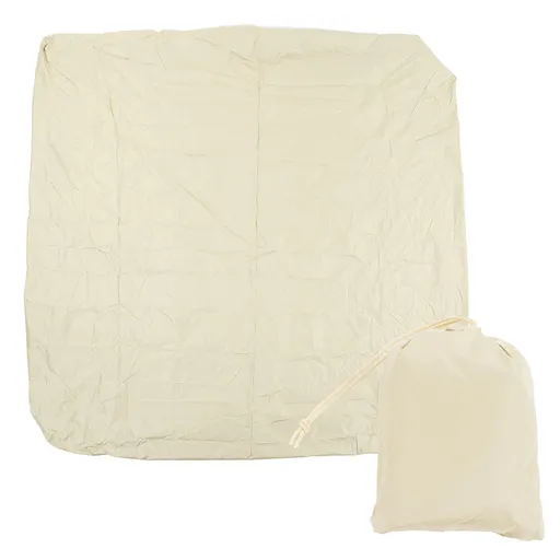SPA Cover Square Waterproof 190 Silver Coated Polyester Taff Weather Resistant Hot Tub Cover Protector for Bathtub 231x231x30cm/90.9x90.9x11.8in Beige