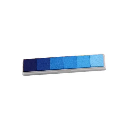 Gradient Color Ink Pad Inkpad Rubber Stamp Water Based Diy Finger Print 10 Colours - S2 Blue