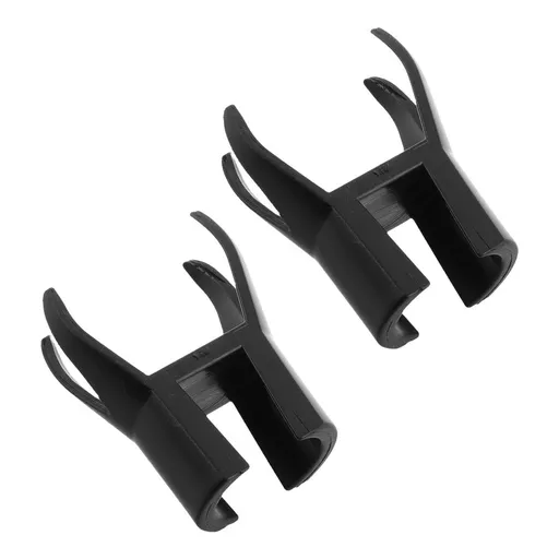 2Pcs Golf Ball Holder Clip Durable Plastic Golf Cart Accessory Black