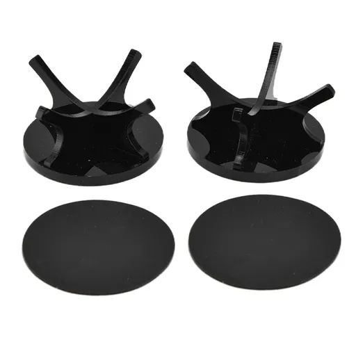 2Pcs Golf Ball Rack High Stability Strong Firmness Simple Baseball Display StandBlack 2 Pieces