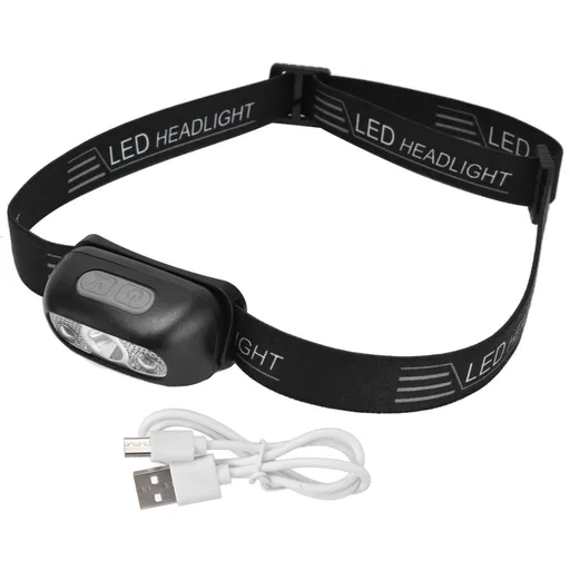Head Lights Mini USB Charging Outdoor Adventure Gesture Sensing LED Sensor Headlight for Cycling Fishing Running