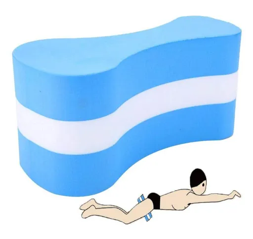 Swim Training Aid Tool, Sports EVA Pull Buoy Leg Float Swimming Float Kickboard Legs and Hips Support for Adults, and Beginners