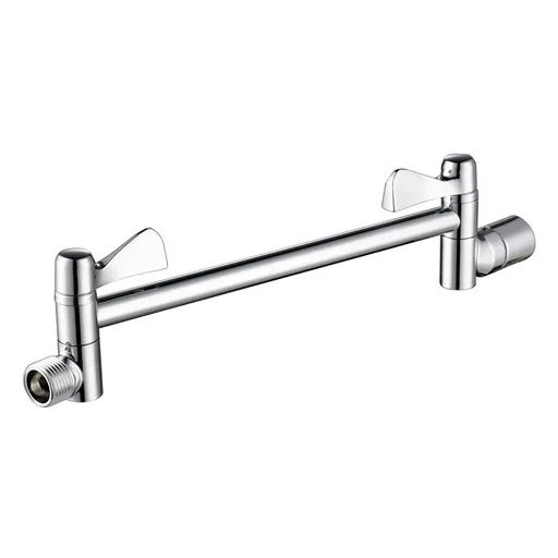 Adjustable Shower Arm Universal Connection,Solid Brass Shower Extension Arm, Adjust Angle to Upgrade Shower Experience