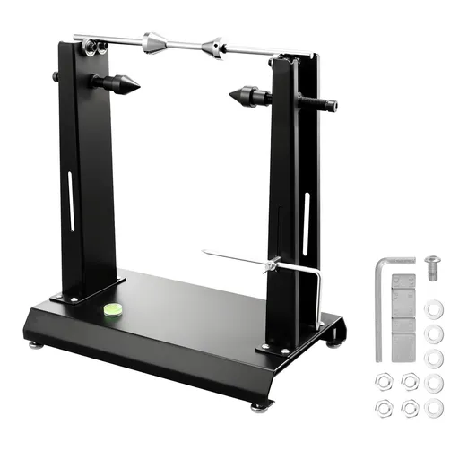 Motorcycle Wheel Balancer, 40 kg Capacity, Tire Balancer & Truing Stand with Adjustable Centering Cones and Truing Pointer, Balancing Tools for Most Motorcycles & Bicycles, 889 mm Wheel Dia