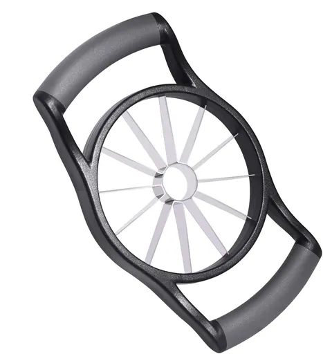 Apple Slicer, [Upgraded] 12-Slice Apple Slicer and Corer, Heavy Duty Stainless Steel Apple Cutter, Divider, Wedger with Ultra-Sharp Blade & Ergonomic Grip Handle for Pears and More