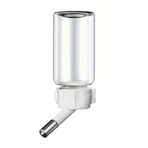 Pet Water Bottle for Hamster Guinea Pig Rabbit Vacuum Drinking Feeder Kettle - 120ml-White