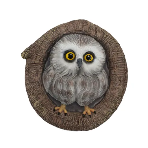 Tree Owl Statue Decoration Innovative Outdoor Garden Animal Tree Decoration Resin Crafts Ornament