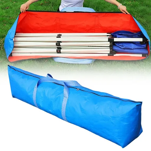 Heavy Duty Canopy Storage Bag for Gazebo Tent Sun Umbrella Awning Waterproof Carry Case with Zipper Reinforced Handles Large Outdoor Garden Parasol Transport Storage Organizer Bag, Large