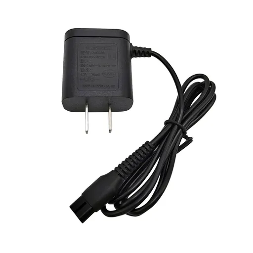 A00390 Shaver Charger Power Cord Adapter, 4.3V 70mA Replacement Power Supply Fit for RQ310 S300 S500 Series Electric Shavers & Trimmers, 100-240V Universal AC Charger
