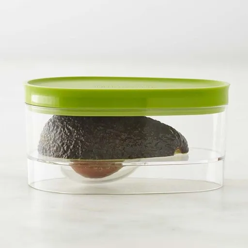 Kitchen Discovery Avocado Holder- Airtight, No Mess Avocado Storage Box- Keeps Your Avocados Fresh Up To 3 Days Preserves