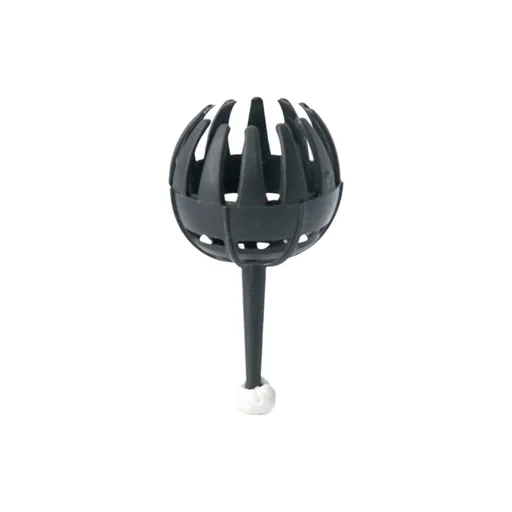 50 Pack Fertiliser Baskets with Ground Spikes (Black Small) - Reusable Garden Fertiliser Holders for Potted Plants, Flowers, Bonsai and Home Gardening