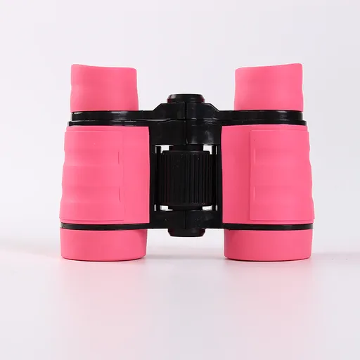 Pink 2-Pack 4x30 Kids Binoculars Set - Lightweight & Durable for Young Explorers