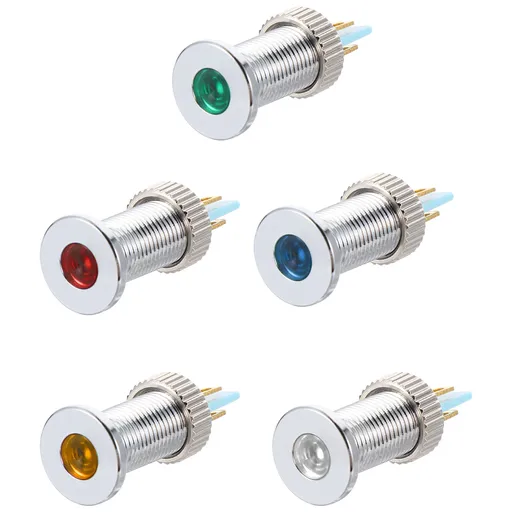 5 Pcs Led Signal Indicator Lights Dash Bulbs For Cars Boats Durable Safe For And Model Vehicles