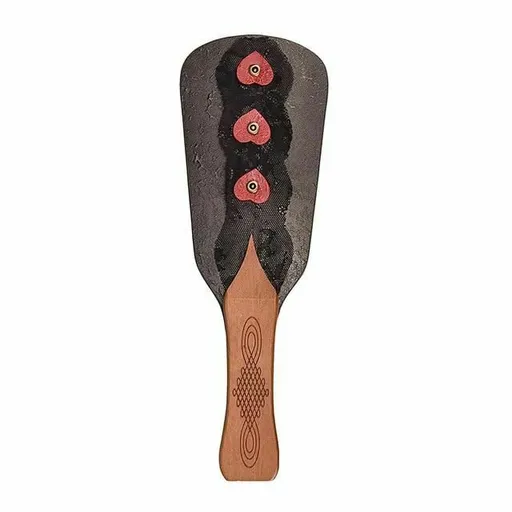 House Of Dasein Retro Leather Bdsm Spanking Paddle Fetish Sex Toy - Brown
