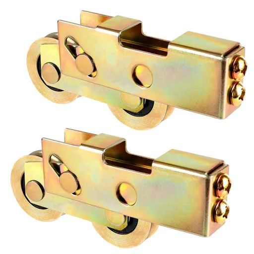 Sliding Patio Door Tandem Roller Assembly Bearing, Replacement Rollers for Sliding Glass Doors, Screen Doors, Gates(2 Pack)