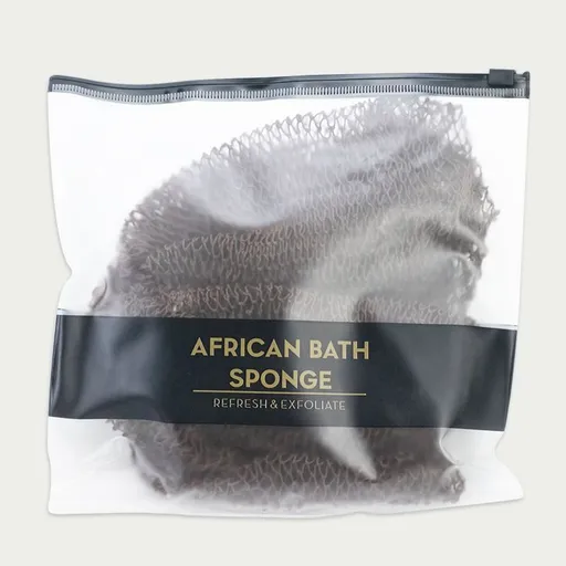 Exfoliating Bath Net Sponge Long Lasting Body Scrubber Shower Loofah Mesh Sponge-Coffee