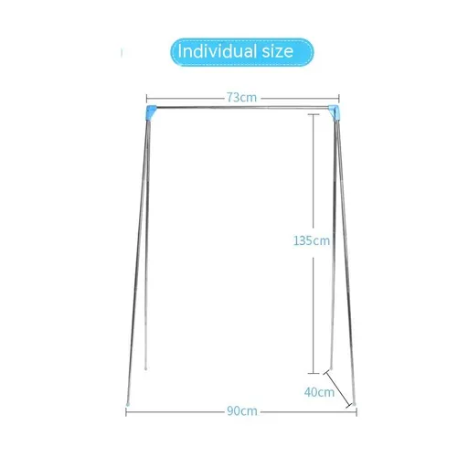 Drying Rack Garment Bags for Travel Foldable Laundry Hanger Space- Saving Laundry Dance Garment Bags for Dancers Racks Space