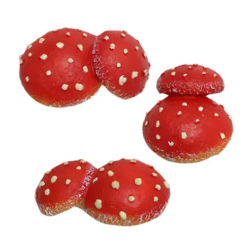 Set of 3 Mushroom Decor Decorations for Garden Yard, Mushroom Tree Decorations Outdoor, Mushroom Statue Figurines, Fairy Garden Decor Accessories - Tree Hugger（2.2” x 3.3” x 1.6”, 2.2” x 2.1”x 2.2”, 2” x1.5” x 3.1”)