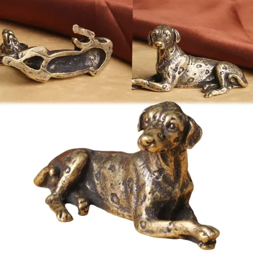 Clearance! Brass Dog Ornaments Creative Paperweight Paperweight Paper Weights For Dogs Exquisite Calligraphy Paperweights Animal Calligraphy Letterweight Letter Weight Copper