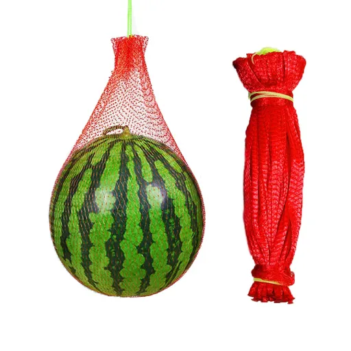 100 Pack Watermelon Nets, 13.7 Inches Reusable Cantaloupes Mesh Net Garden Cucumbers Growing Supporting Storage