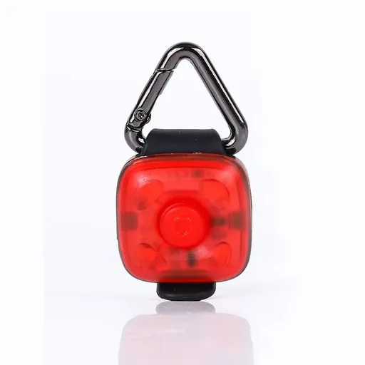 Rechargeable LED Night Safety Light for Dogs - Clip-On Glowing Pendant with IPX4 Waterproof, 3 Light Modes, and Long Battery Life for Evening Walks, Jogging, and Outdoor Adventures (Red)