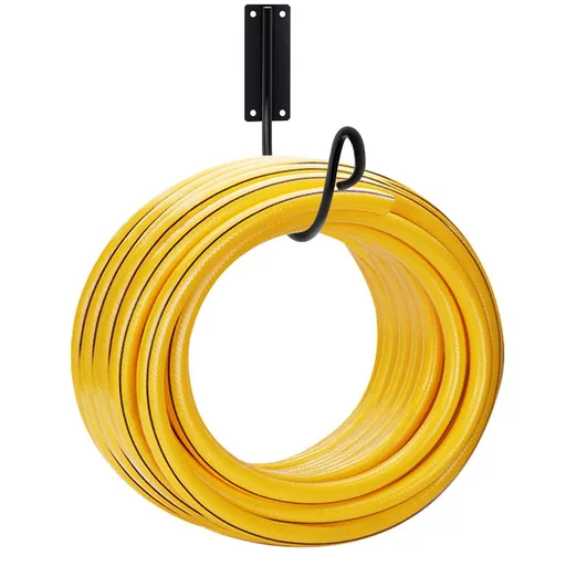 Hose Holder Hook, Wall Mounted Water Hose Storage Hanger,Heavy Duty Metal Hose Bracket,Holds 1pcs