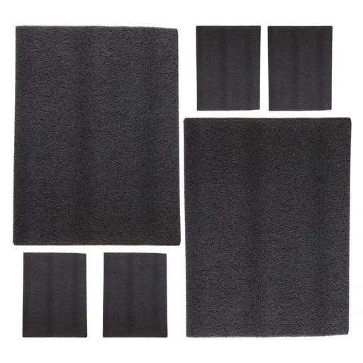 6Pcs Black Foam Padding Sheets Polyethylene Foam Inserts for Crafting Shipping and Tool Boxes