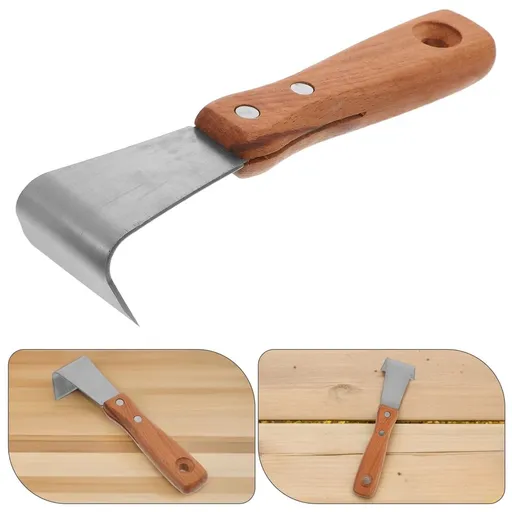 4Pcs Manual Tree Bark Remover Tool with Forged Blade for Efficient Gardening Tasks