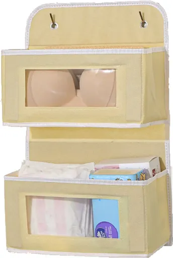 Storage Bag - Door Storage Bag - Large Capacity - Multi-Layer - Toys - Miscellaneous - Storage Bag - Student Dorm Storage Rack - 2 Layers