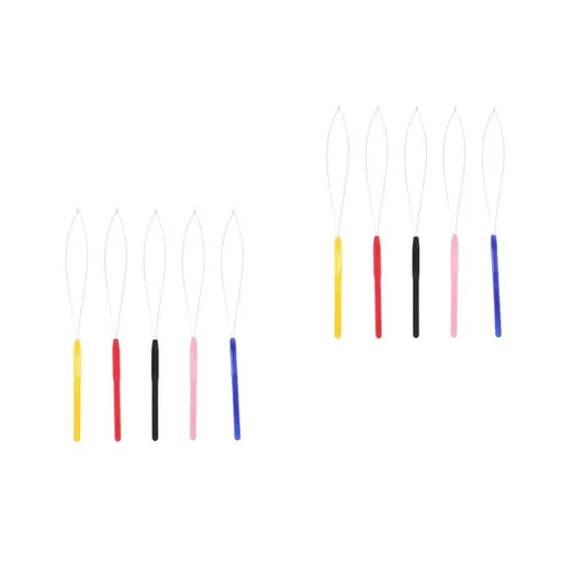 10 Pcs Dreadlock Crochet Set for Wig Braiding, Dreadlocks, Hair Styling, and Braid Tools