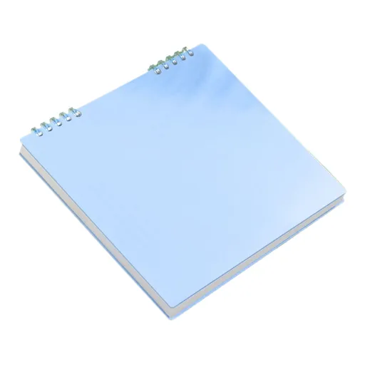 Sketch Book, Spiral Grid Sketchpad for Drawing Writing and Crafts, Top Bound Notebook for School and Travel, Sky Blue, 7.87 x 7.56 inches